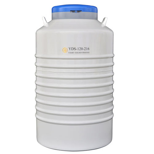 成都金鳳YDS-120-216液氮罐 配方提桶